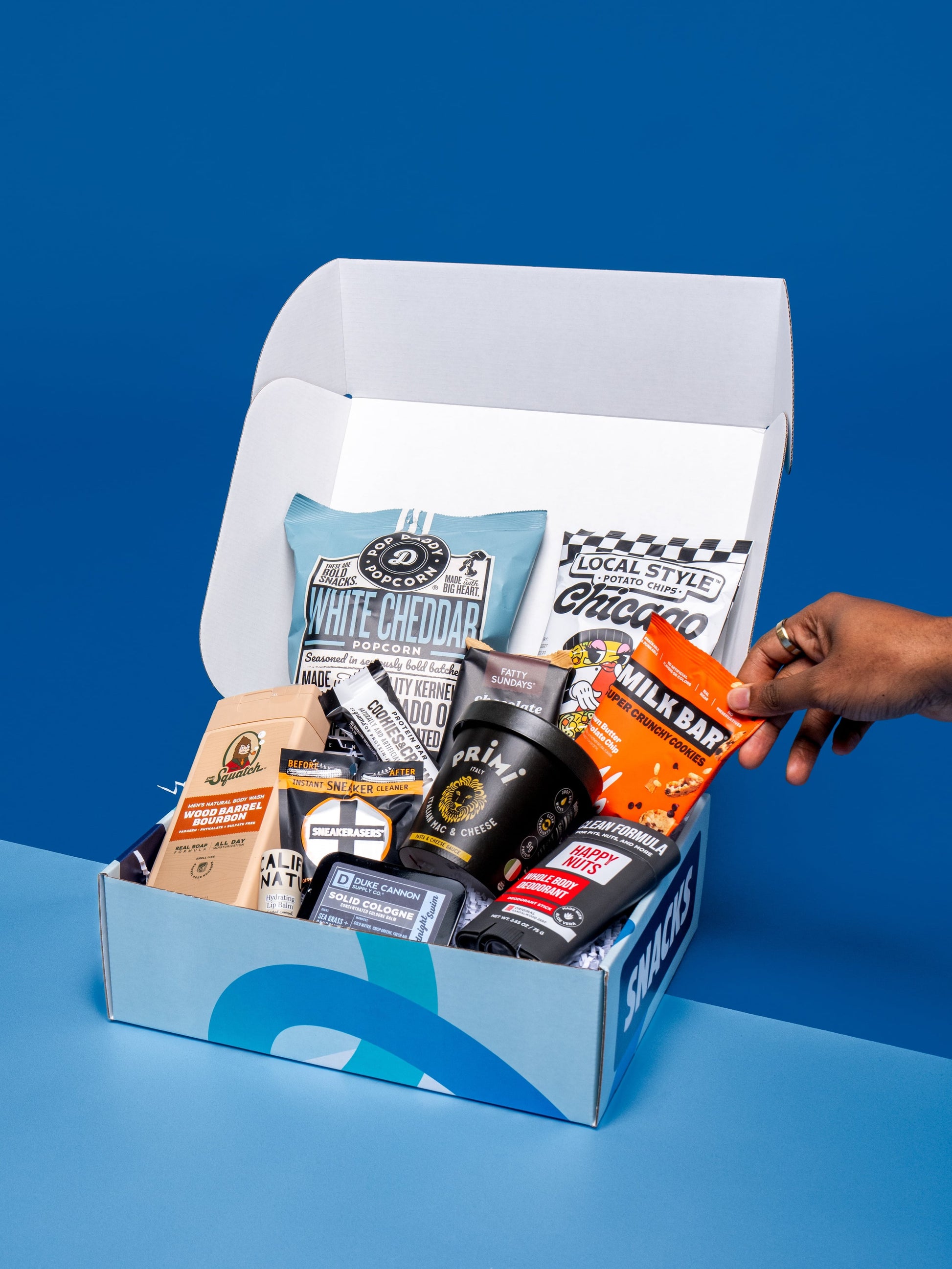Bold & Chill Dorm Drop care package box for college students