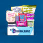 Cozy & Curated Dorm Drop care package box for college students