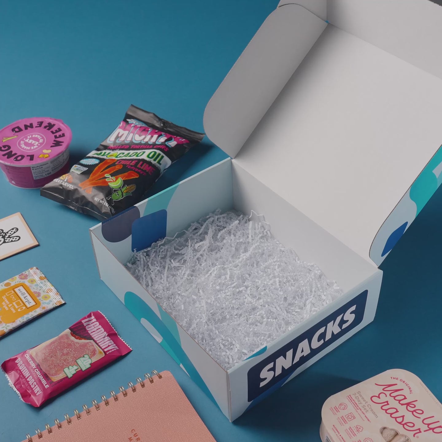 Cozy & Curated Dorm Drop care package box for college students — unboxing video